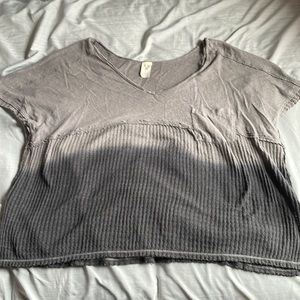 Free People oversized ombré t-shirt